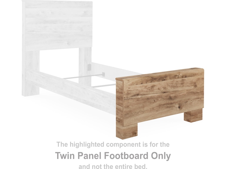 Signature Design by Ashley Hyanna Twin Panel Footboard at Woodstock Furniture & Mattress Outlet