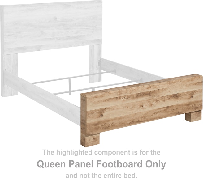 Signature Design by Ashley Hyanna Queen Panel Footboard B1050-54 at Woodstock Furniture & Mattress Outlet