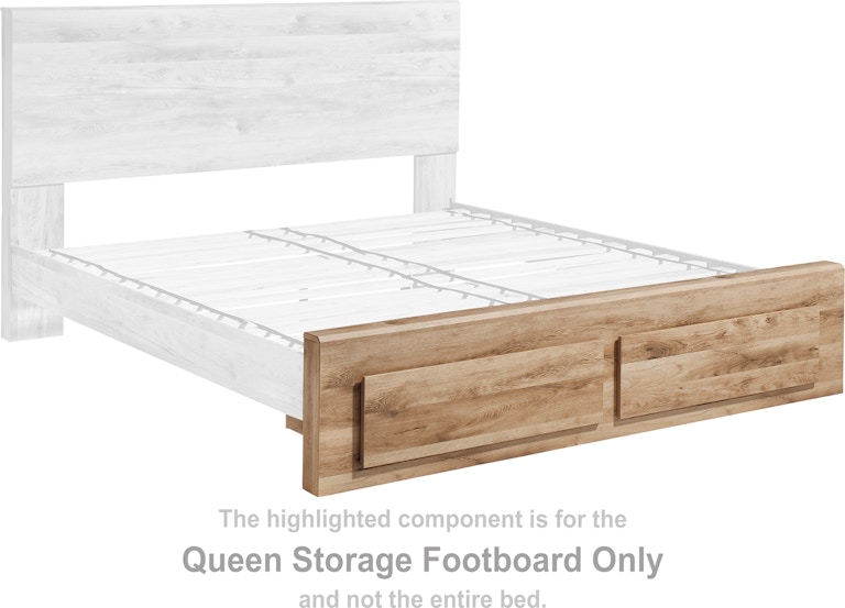 Signature Design by Ashley Hyanna Queen Storage Footboard B1050-54S at Woodstock Furniture & Mattress Outlet