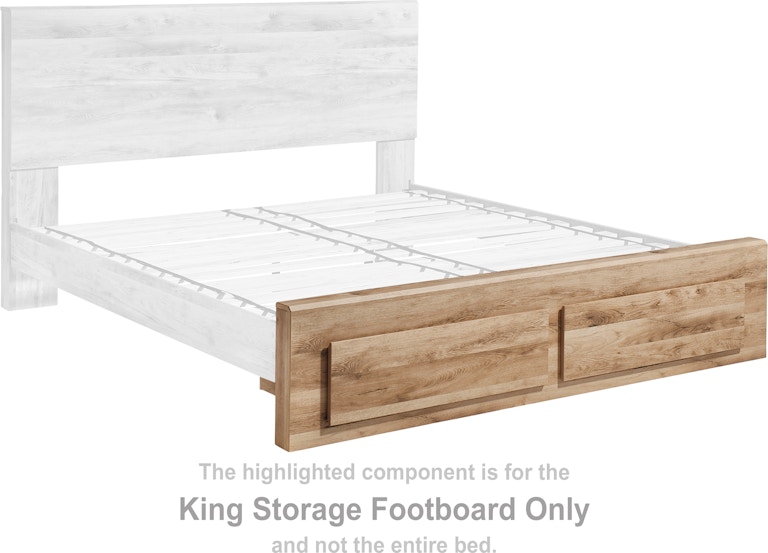 Signature Design by Ashley Hyanna King Storage Footboard B1050-56S at Woodstock Furniture & Mattress Outlet