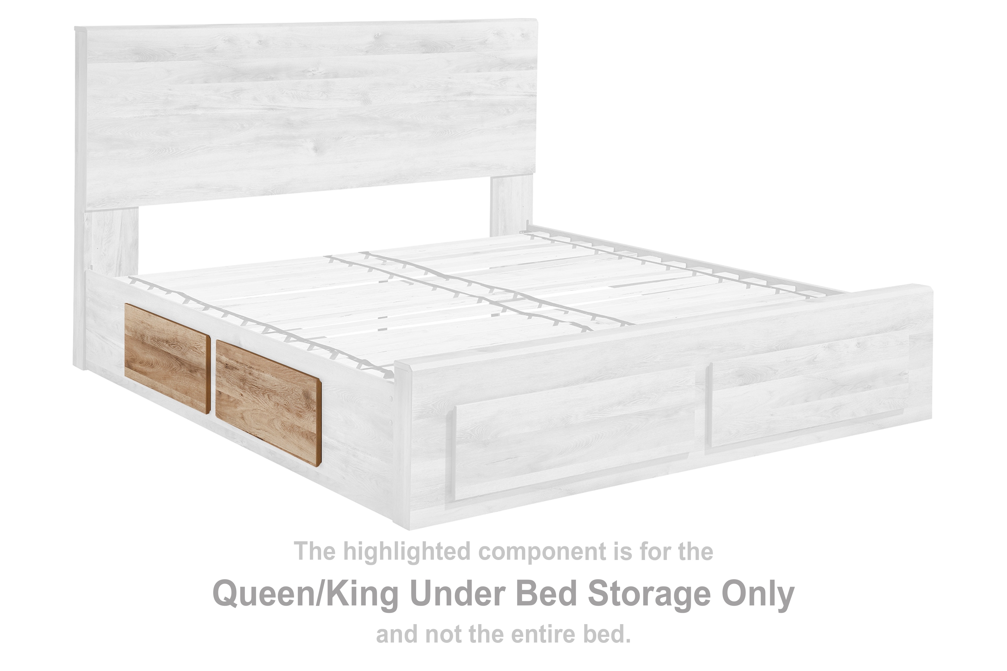 Signature Design by Ashley Bedroom Hyanna Queen/King Under Bed Storage