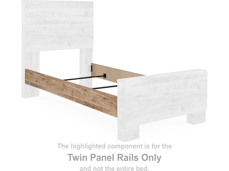 Signature Design by Ashley Hyanna Twin Panel Rails at Woodstock Furniture & Mattress Outlet