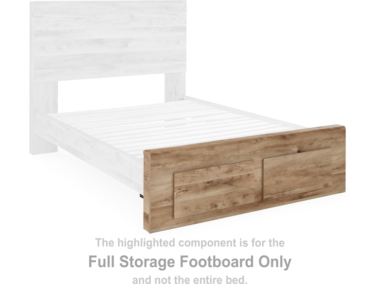 Signature Design by Ashley Hyanna Full Storage Footboard at Woodstock Furniture & Mattress Outlet