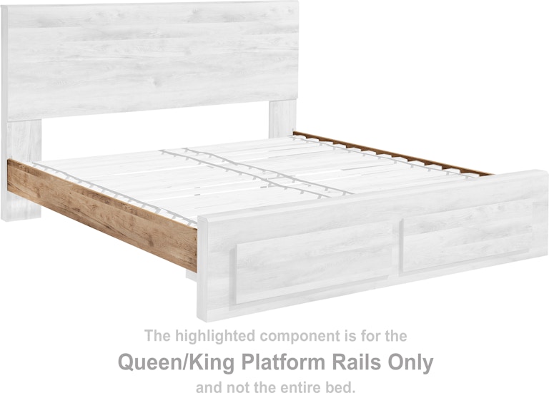 Signature Design by Ashley Hyanna Queen/King Platform Rails B1050-95 at Woodstock Furniture & Mattress Outlet