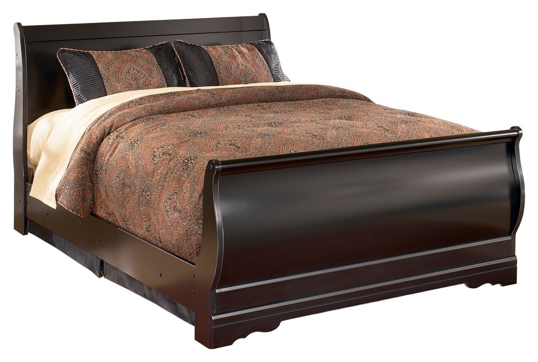 Signature Design by Ashley B128-87 Huey Vineyard Full Sleigh Headboard Black