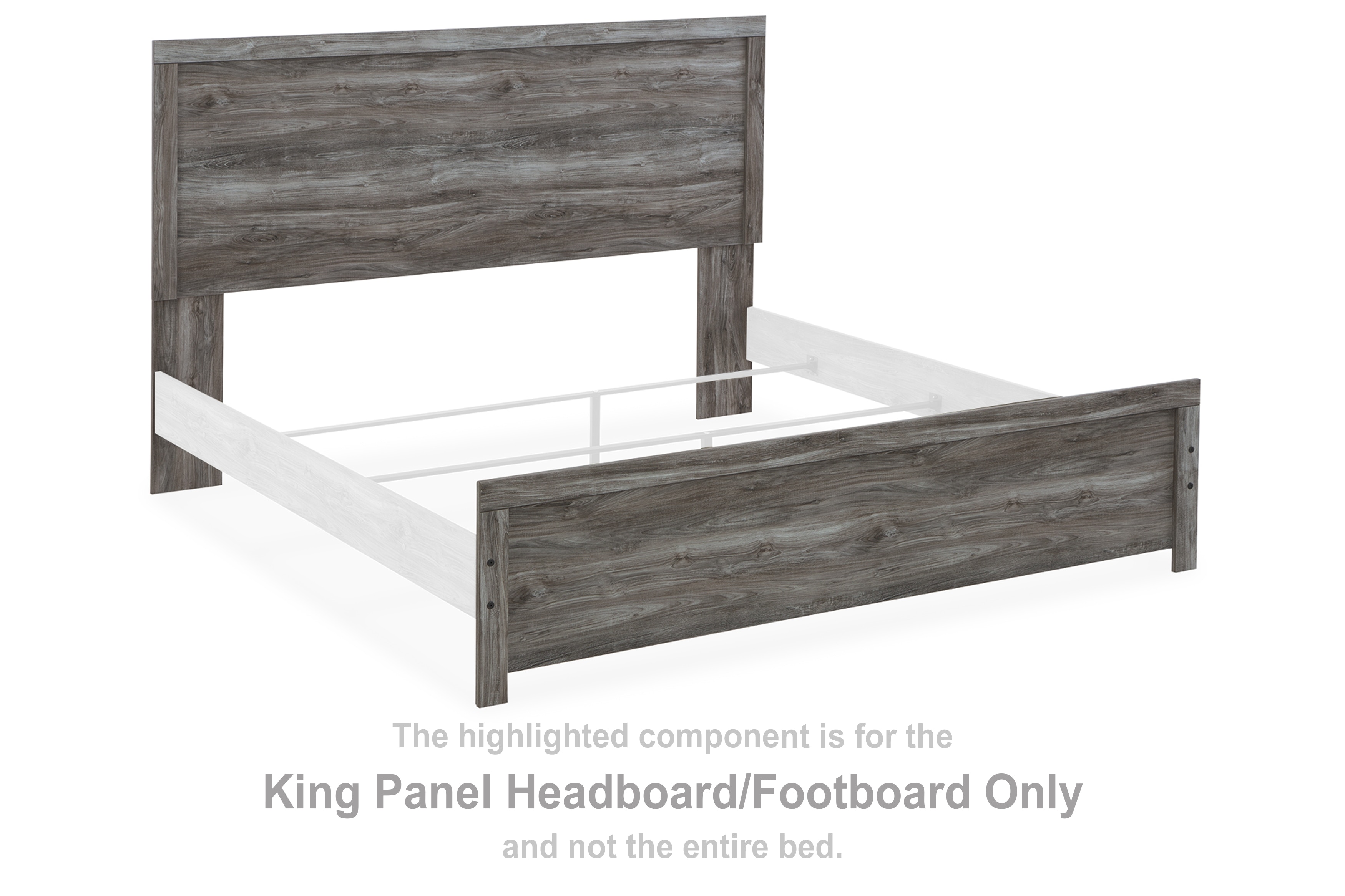 Signature Design by Ashley Bedroom Bronyan King Panel Headboard 