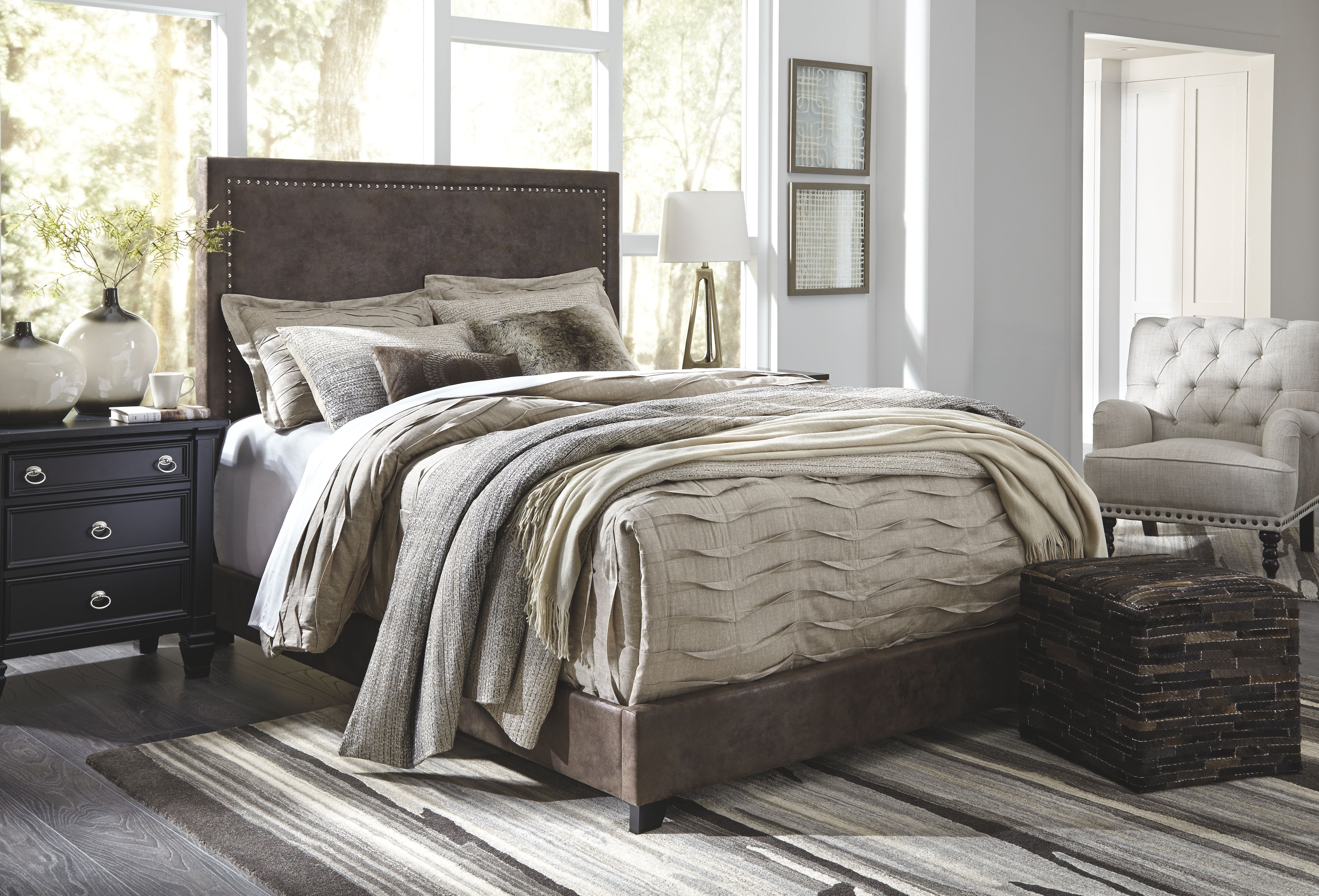 Signature Design by Ashley Bedroom Dolante Queen Upholstered Bed B130 281 Anna s Home Furnishings