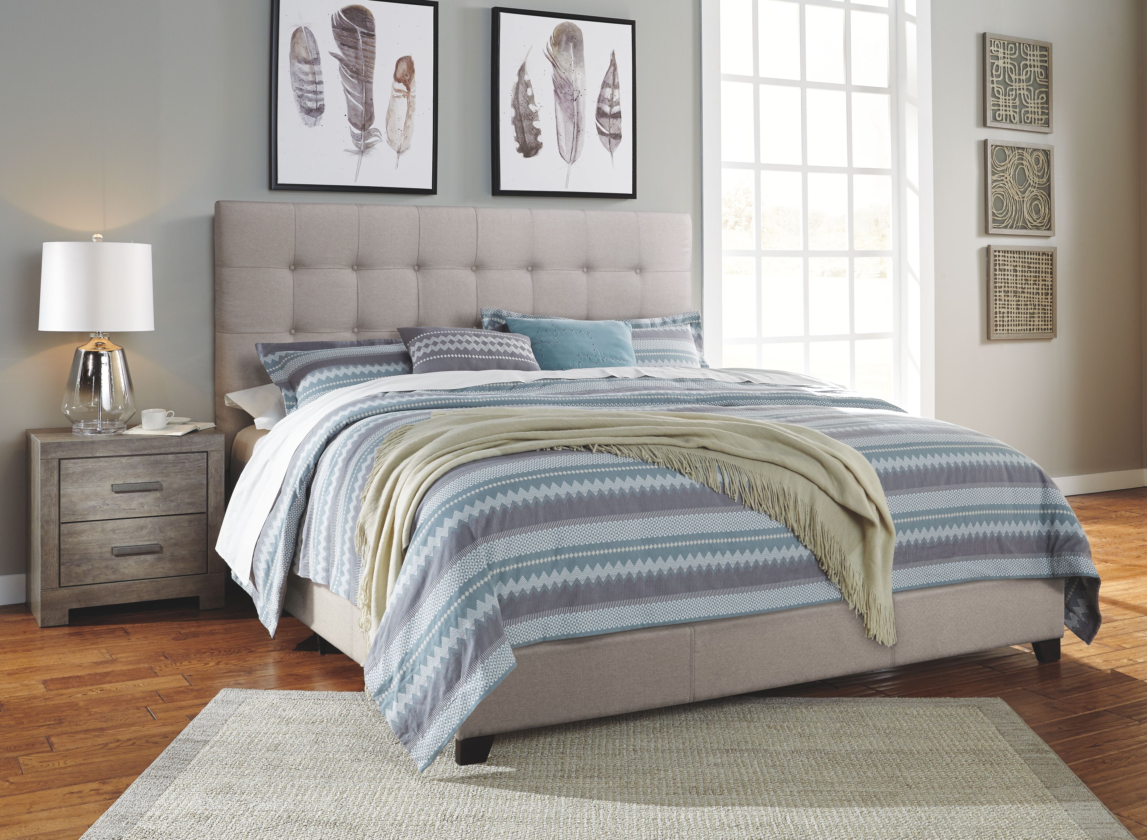 Signature Design By Ashley Bedroom Dolante Queen Upholstered Bed B130 ...