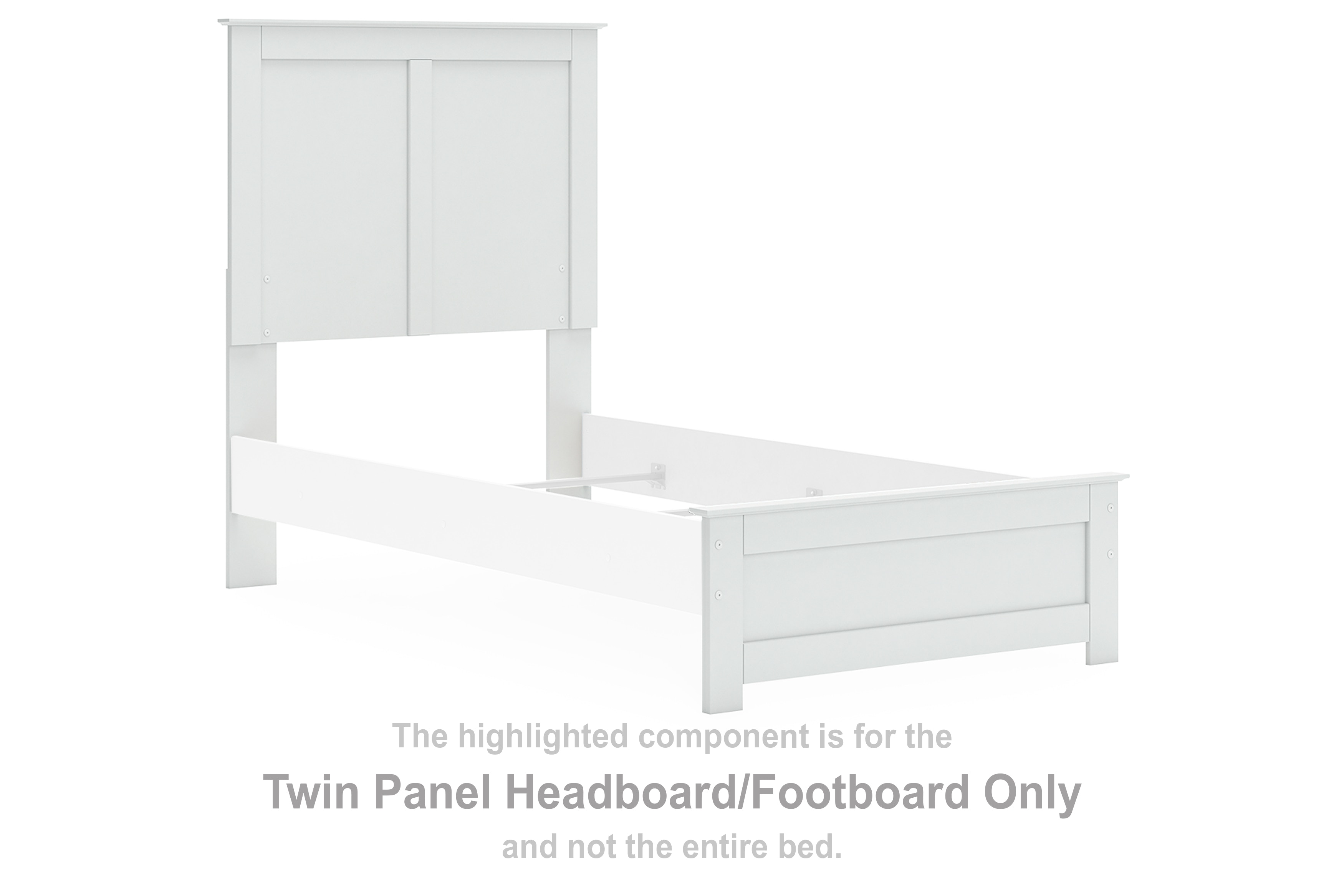 はやと Ashley Bostwick Shoals Bostwick Shoals Twin Panel Headboard