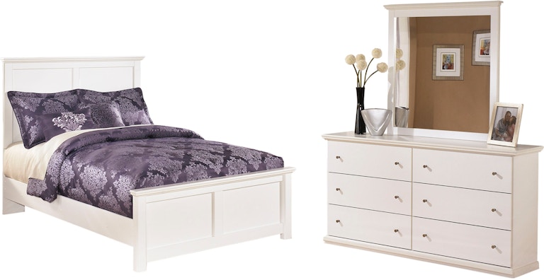 Signature Design by Ashley Bostwick Shoals Full Panel Bed, Dresser and Mirror B139B13