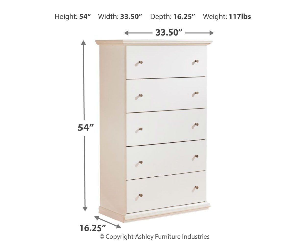 Signature Design By Ashley Bedroom Bostwick Shoals Chest Of Drawers ...