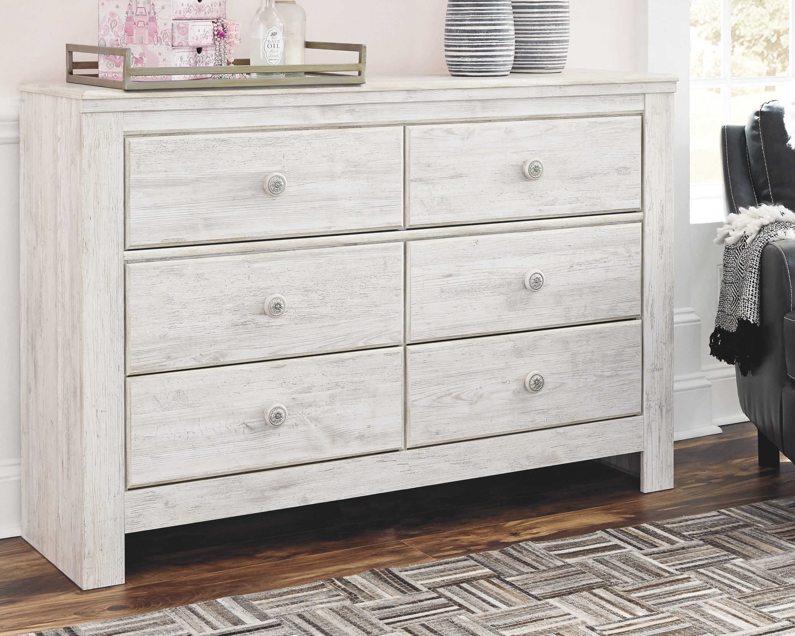 Paxberry 6 drawer deals dresser