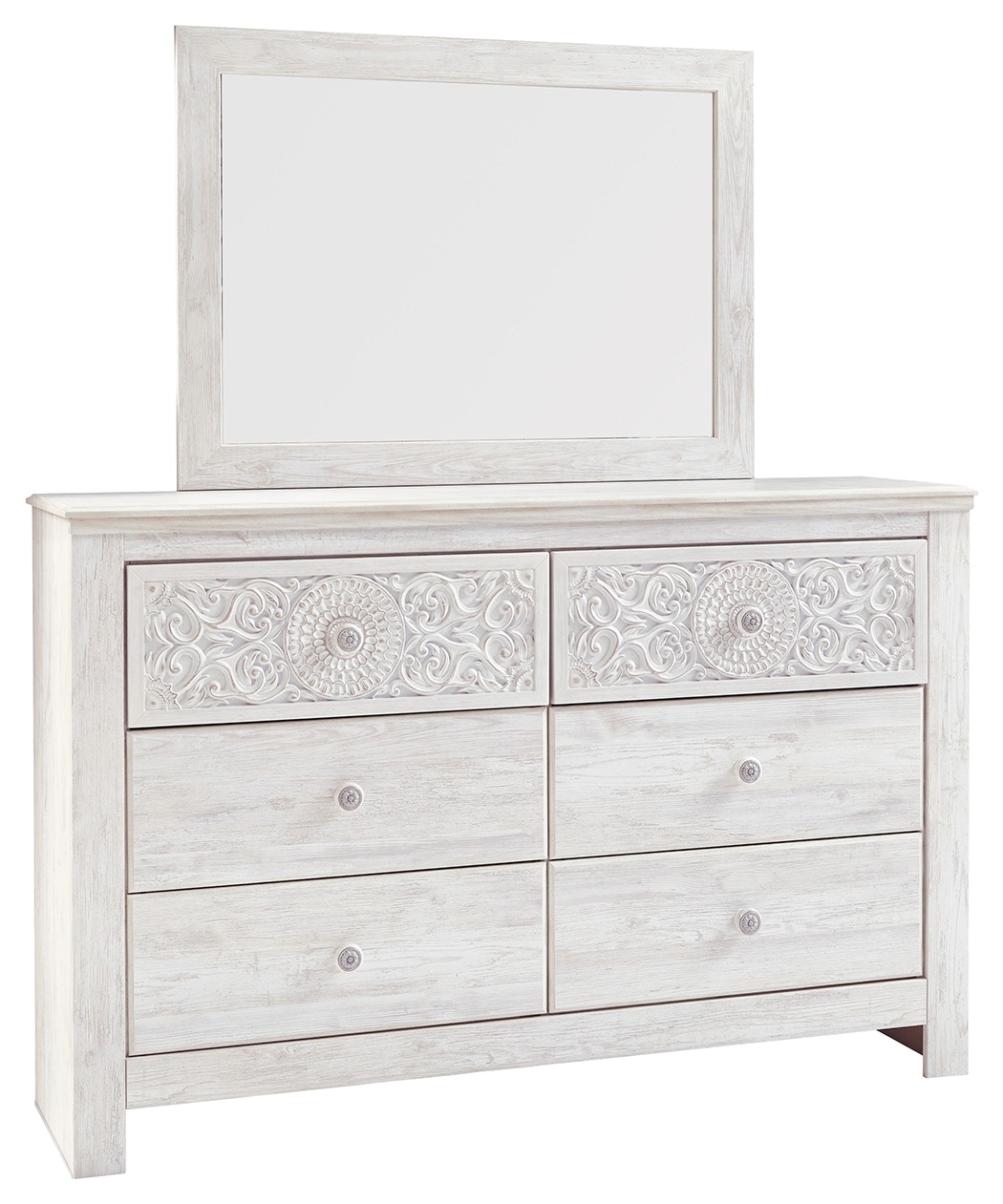 Paxberry dresser deals and mirror