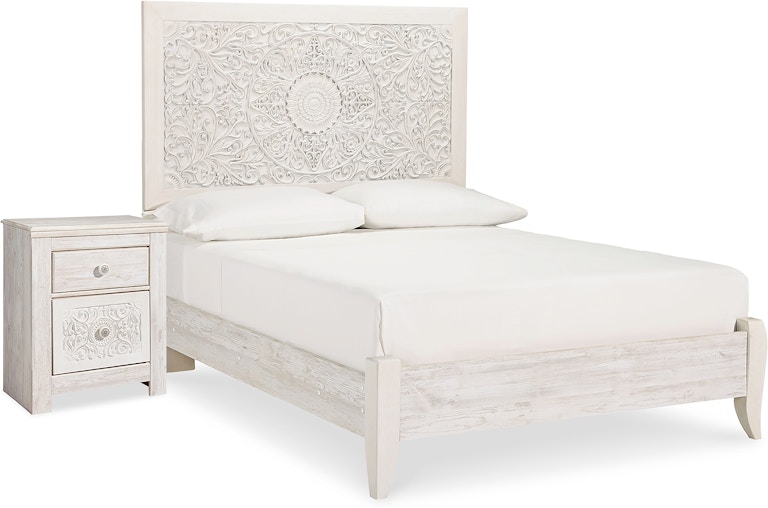 Signature Design by Ashley Paxberry Full Panel Bed and Nightstand B181B20