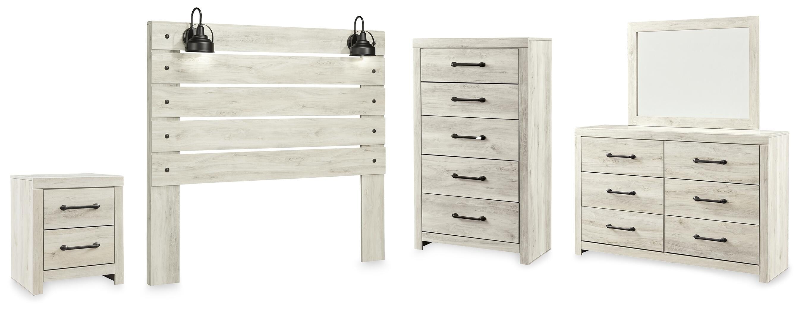 Ashley Cambeck Queen Panel Headboard, Dresser, Mirror, Chest and Nightstand B192B133