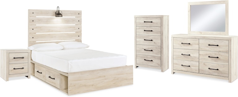 Signature Design by Ashley Cambeck Full Panel Bed, Dresser, Chest and Nightstand B192B85