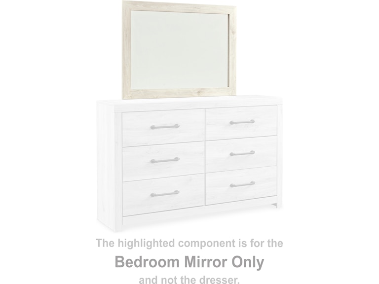 Signature Design by Ashley Cambeck White Bedroom Mirror B192-36 B192-36