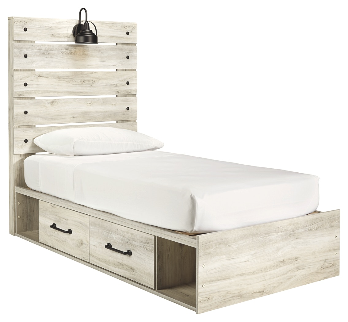 Ashley twin bed with storage hotsell