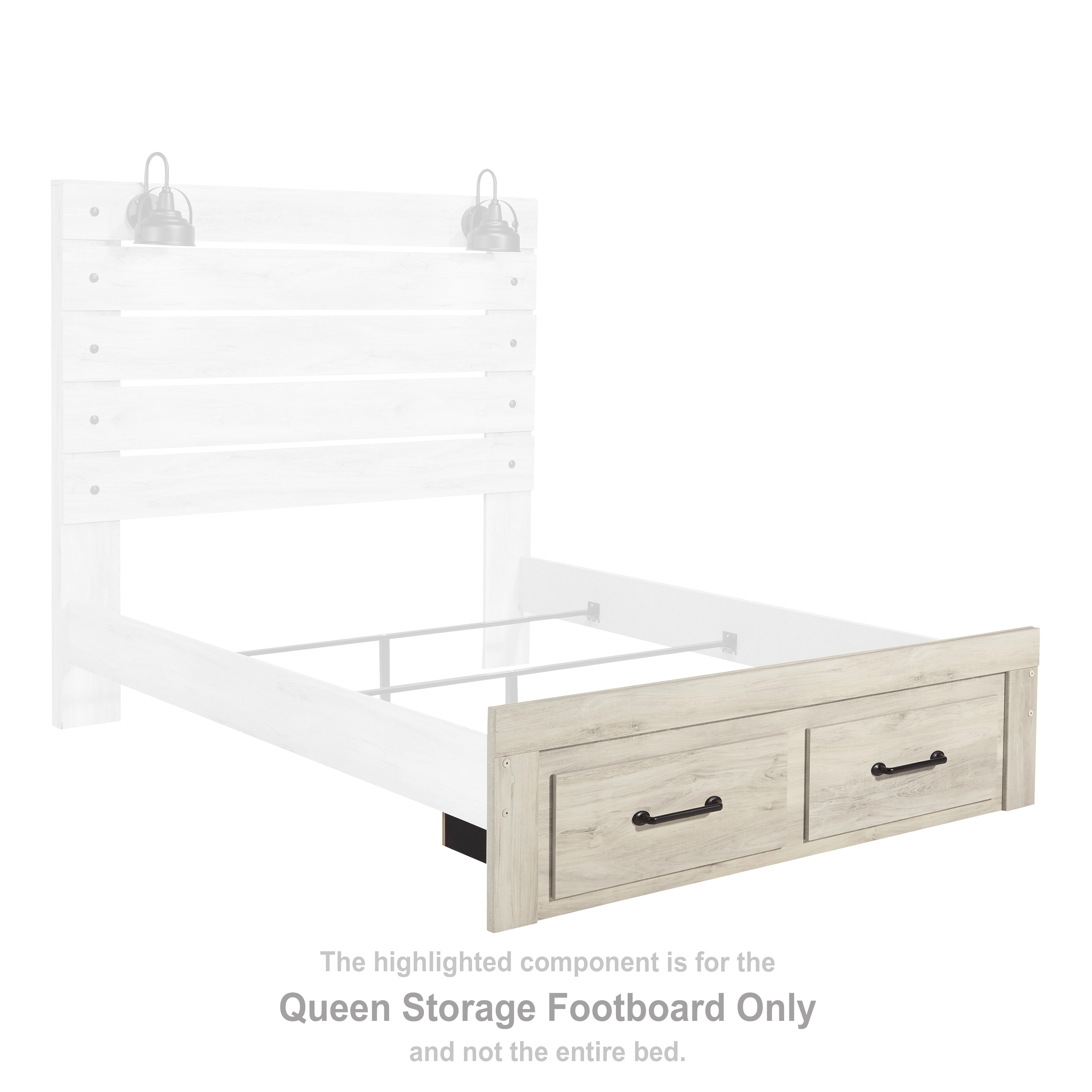 Cambeck queen panel bed deals with storage