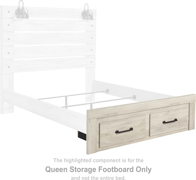 Signature Design by Ashley Cambeck Queen Storage Footboard B192-54S B192-54S
