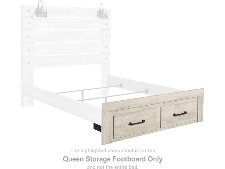 Signature Design by Ashley Cambeck Queen Storage Footboard B192-54S at Woodstock Furniture & Mattress Outlet