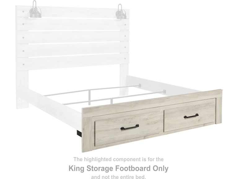 Signature Design by Ashley Cambeck King Storage Footboard B192-56S at Woodstock Furniture & Mattress Outlet