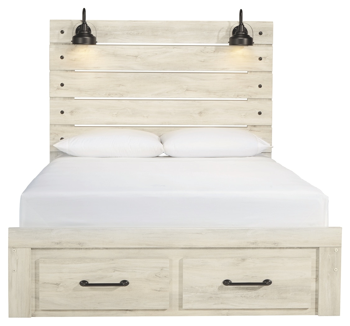 Signature Design By Ashley Bedroom Cambeck Queen Panel Bed With 2 ...