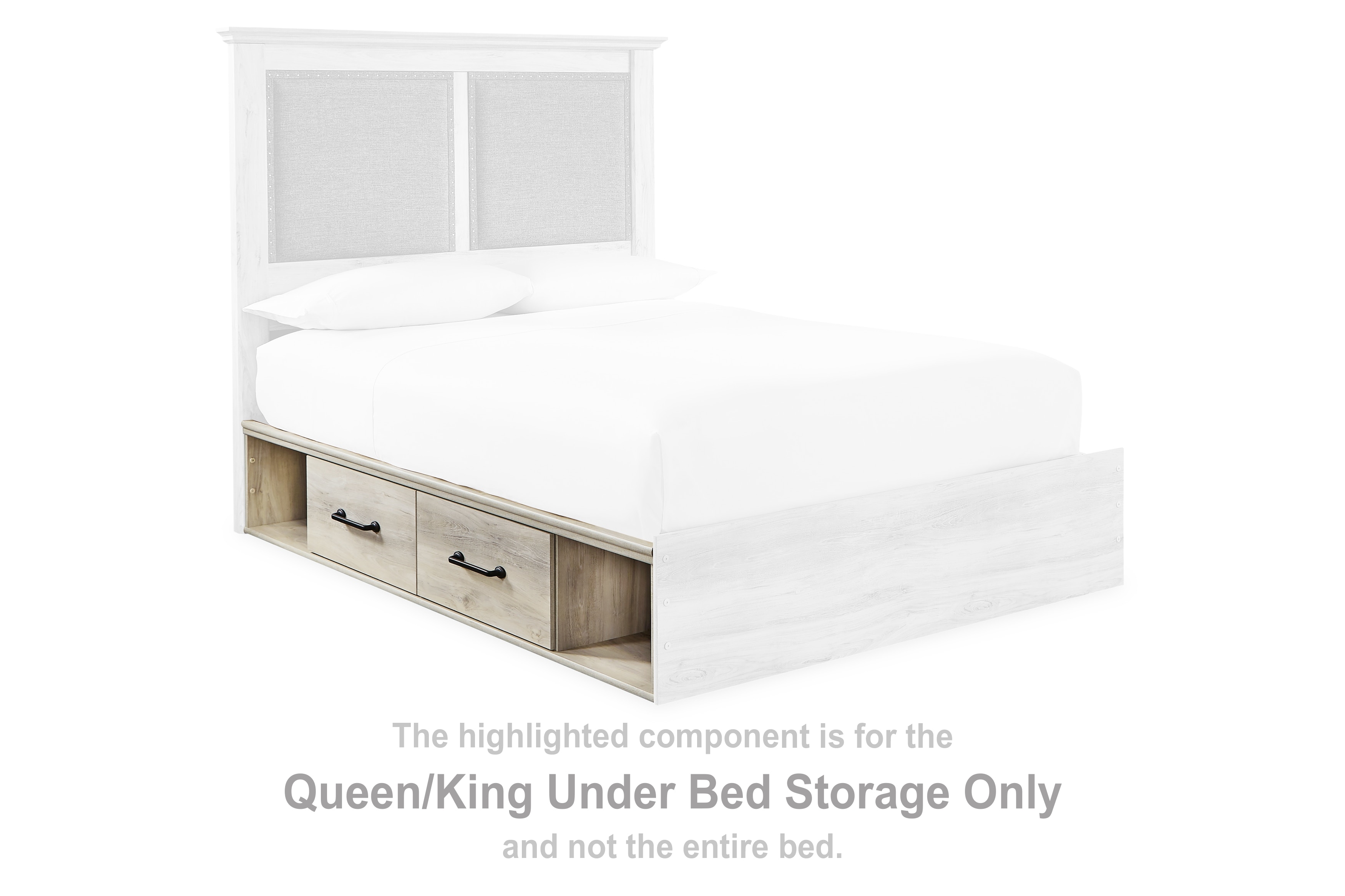 Cambeck queen panel bed deals with 4 storage drawers