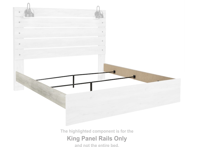 Signature Design by Ashley Cambeck King Panel Rails B192-97 at Woodstock Furniture & Mattress Outlet