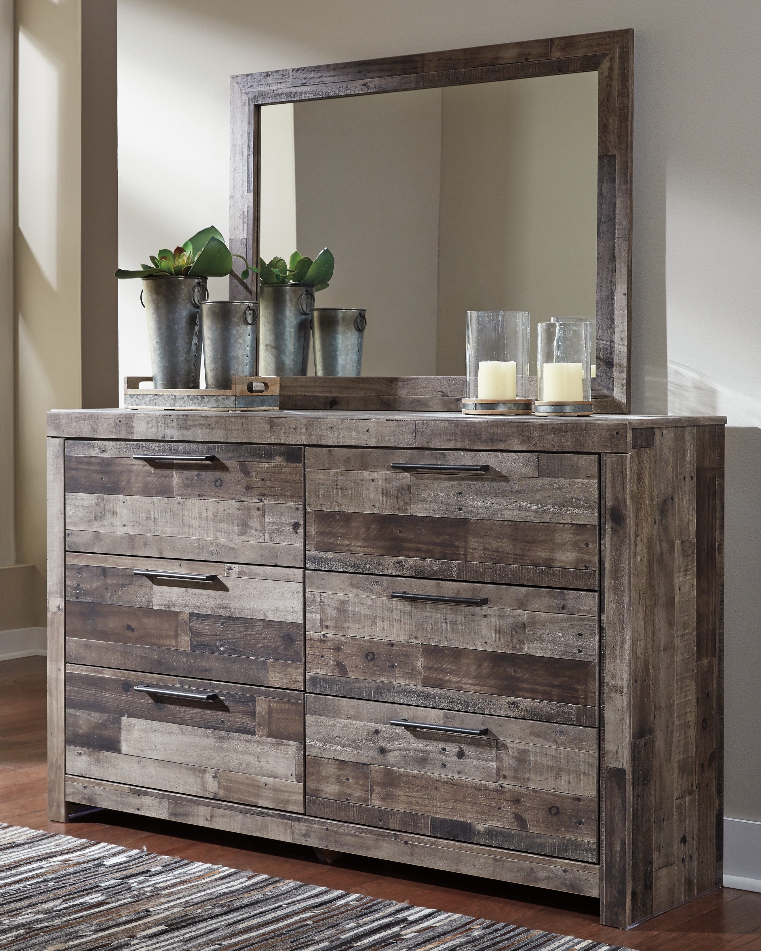 Signature Design by Ashley Bedroom Derekson King Panel Storage Bed
