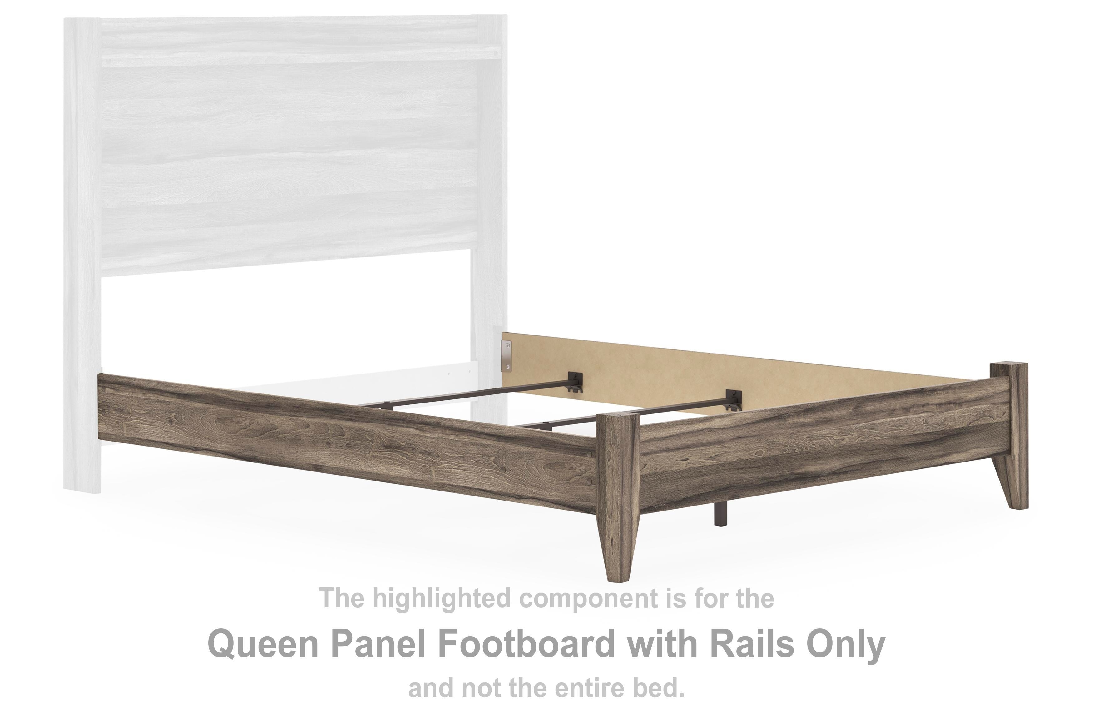  Baystorm Queen Panel Footboard with Rails 