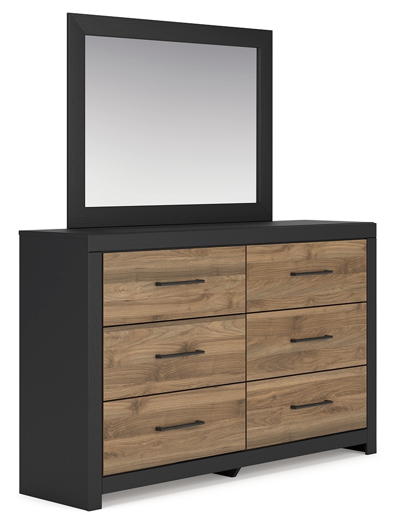 Signature Design By Ashley Bedroom Vertani Queen Panel Bed, Dresser And ...