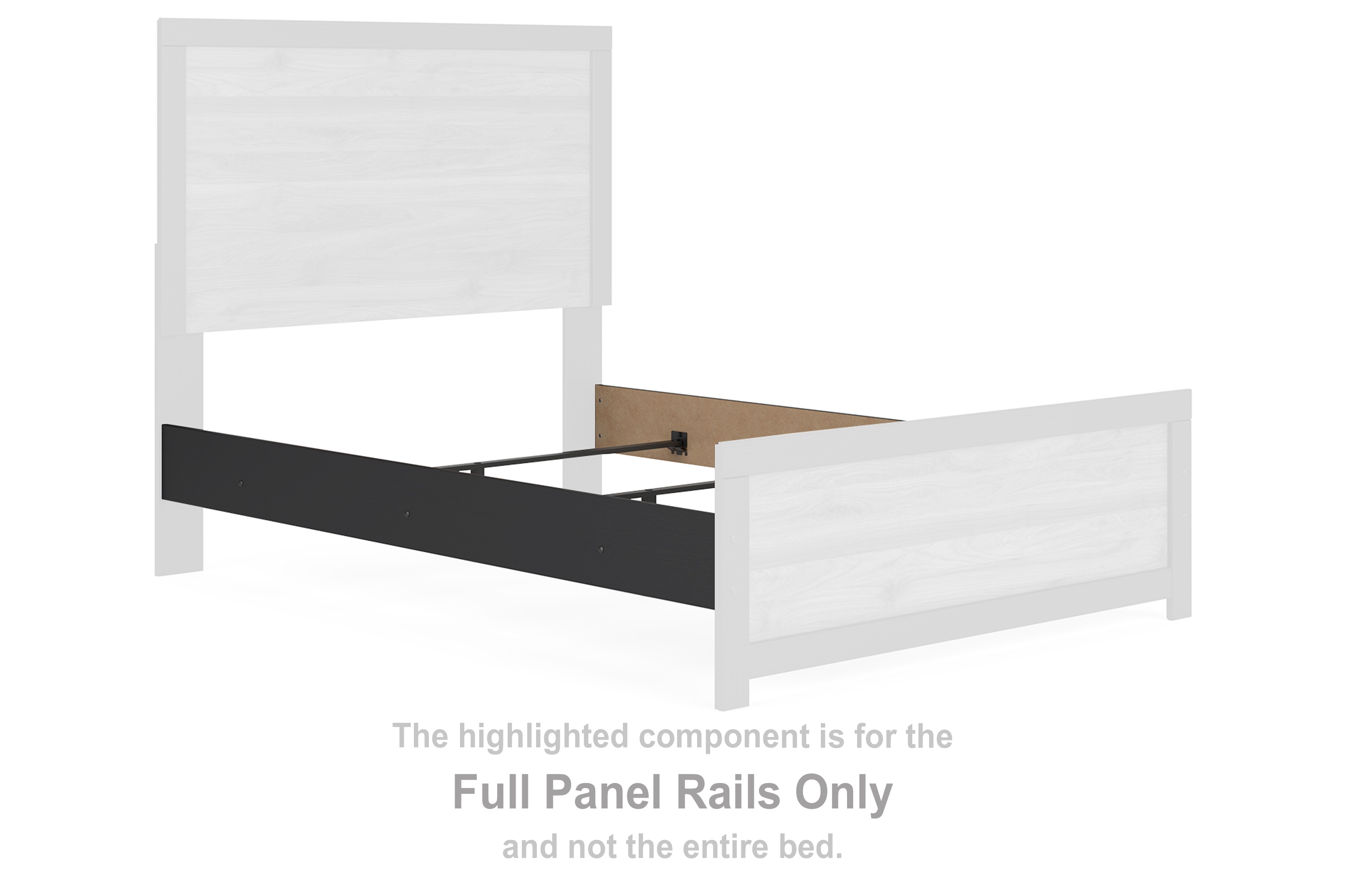 Signature Design By Ashley Bedroom Vertani Full Panel Rails B2073-86 ...