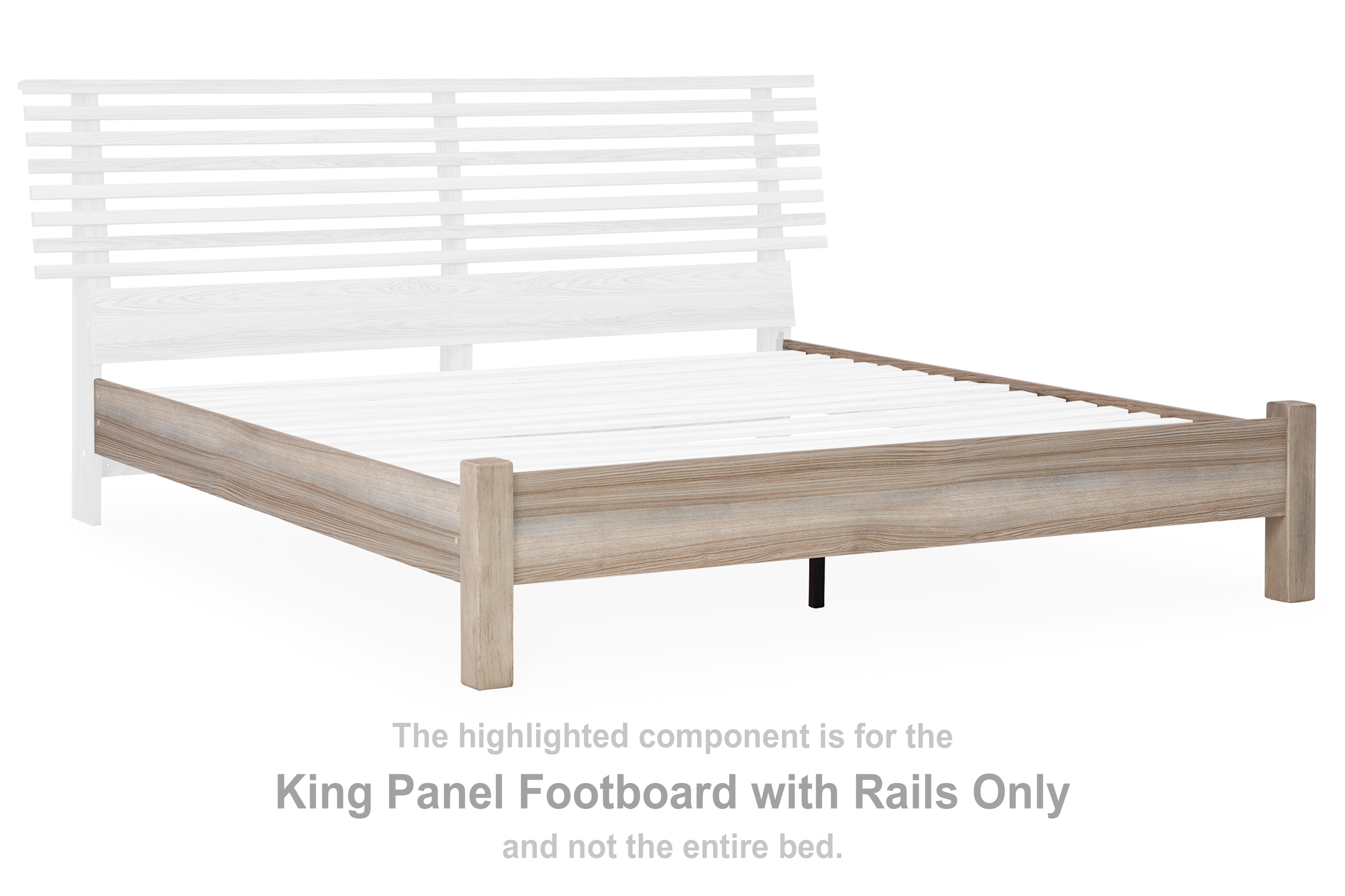 Signature Design by Ashley Bedroom Hasbrick King Slat Panel Bed B2075B8