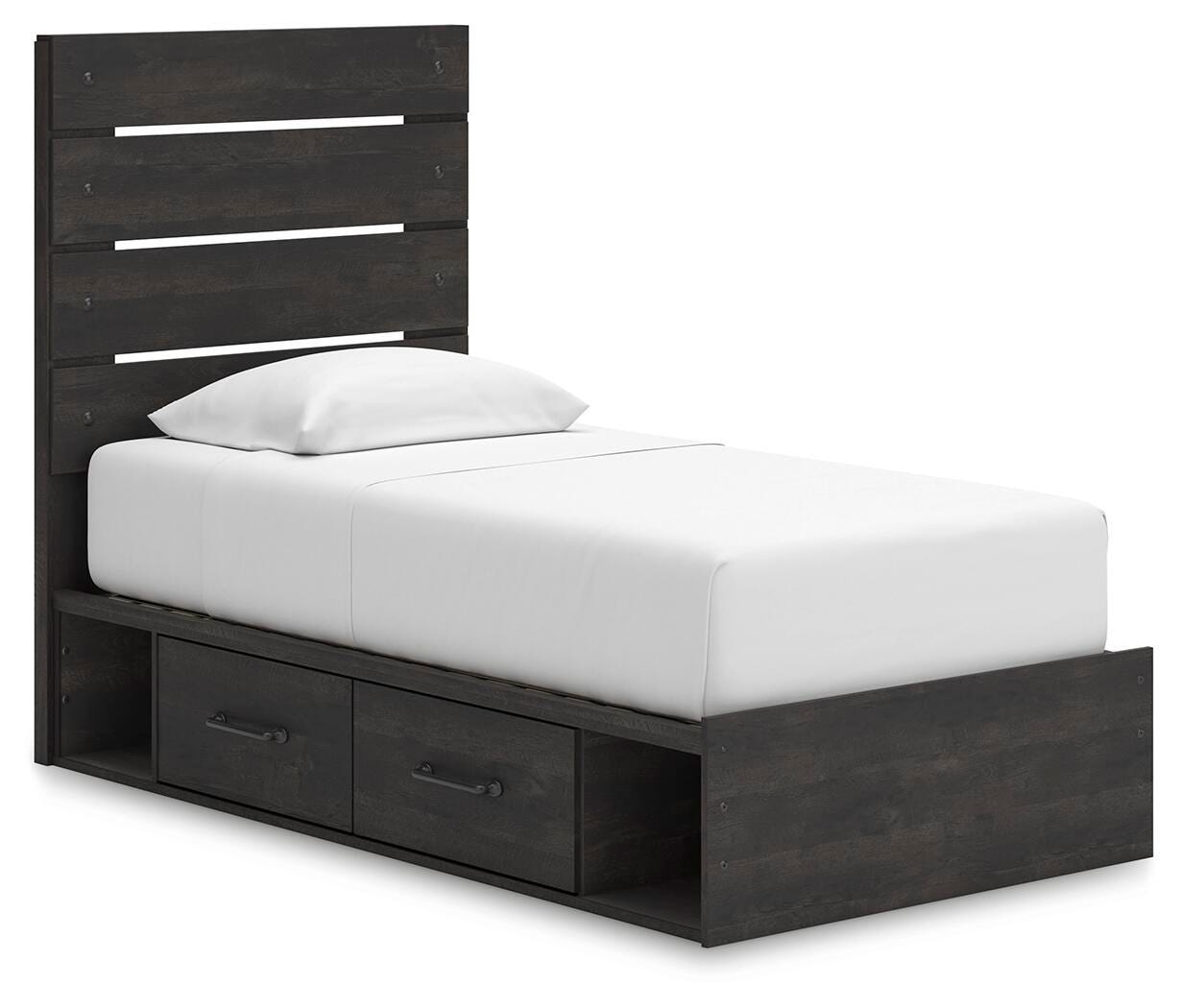  Delmorta Twin Panel Storage Bed 