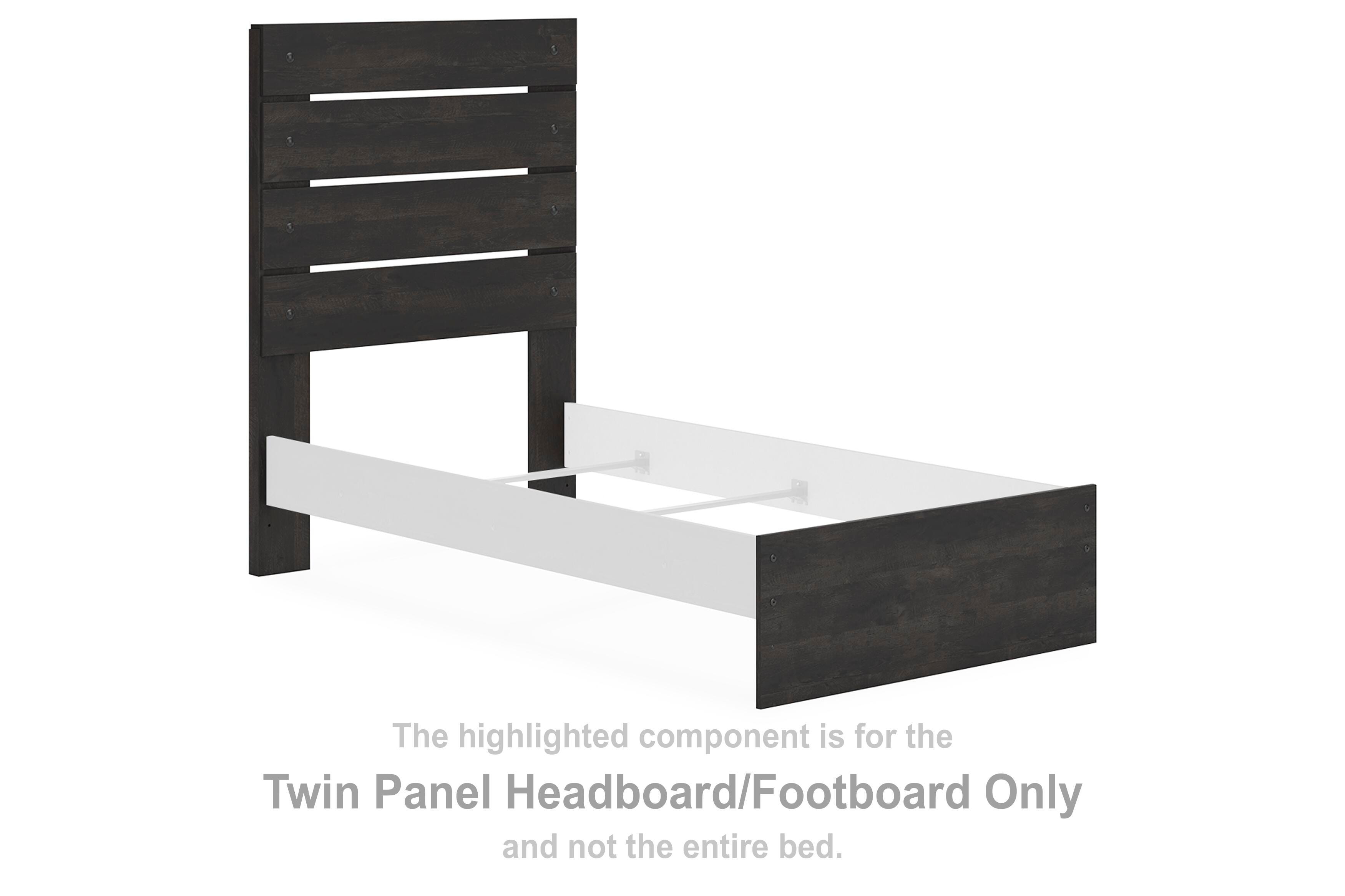 Delmorta Twin Panel Headboard/Footboard 