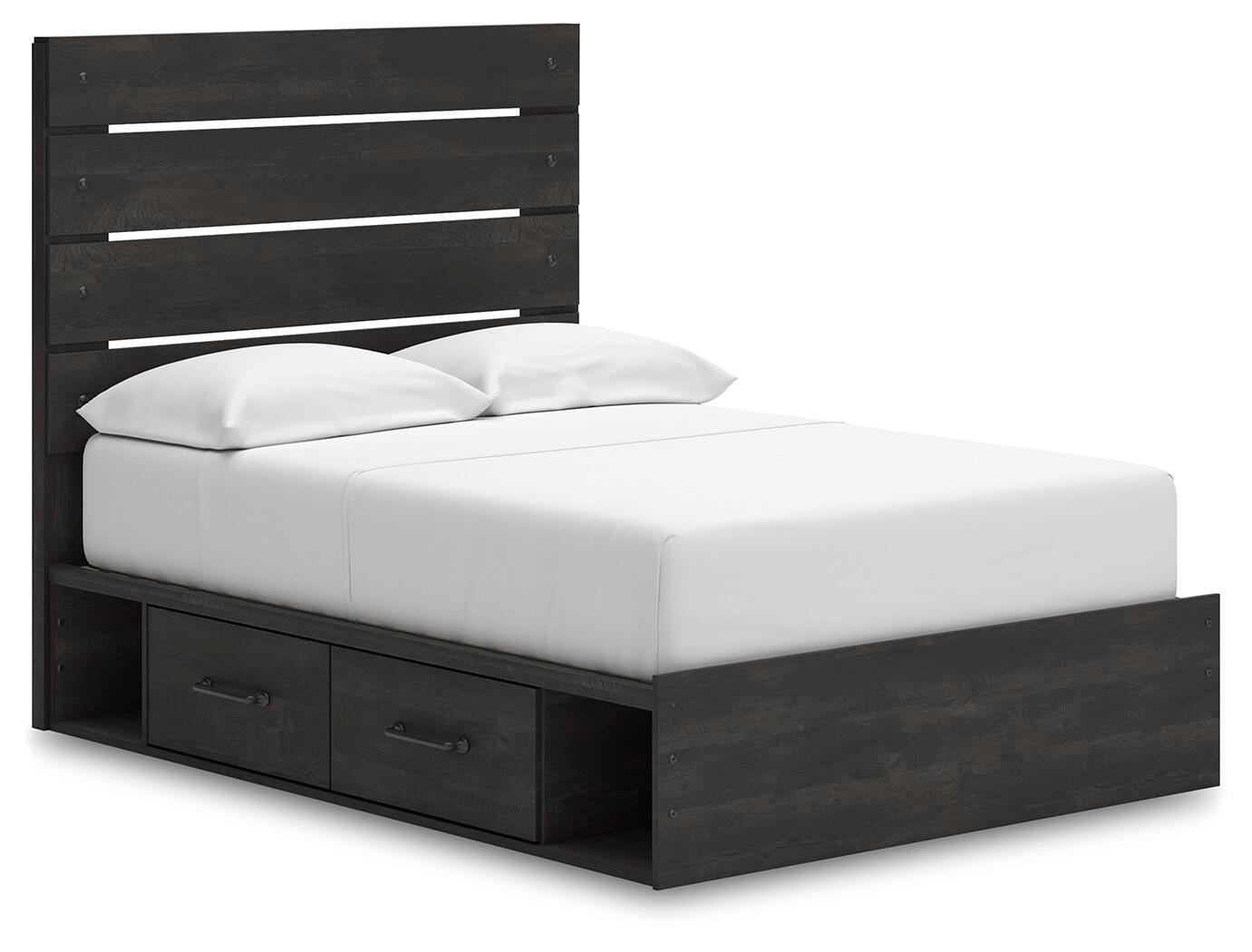  Delmorta Full Panel Bed with Storage 