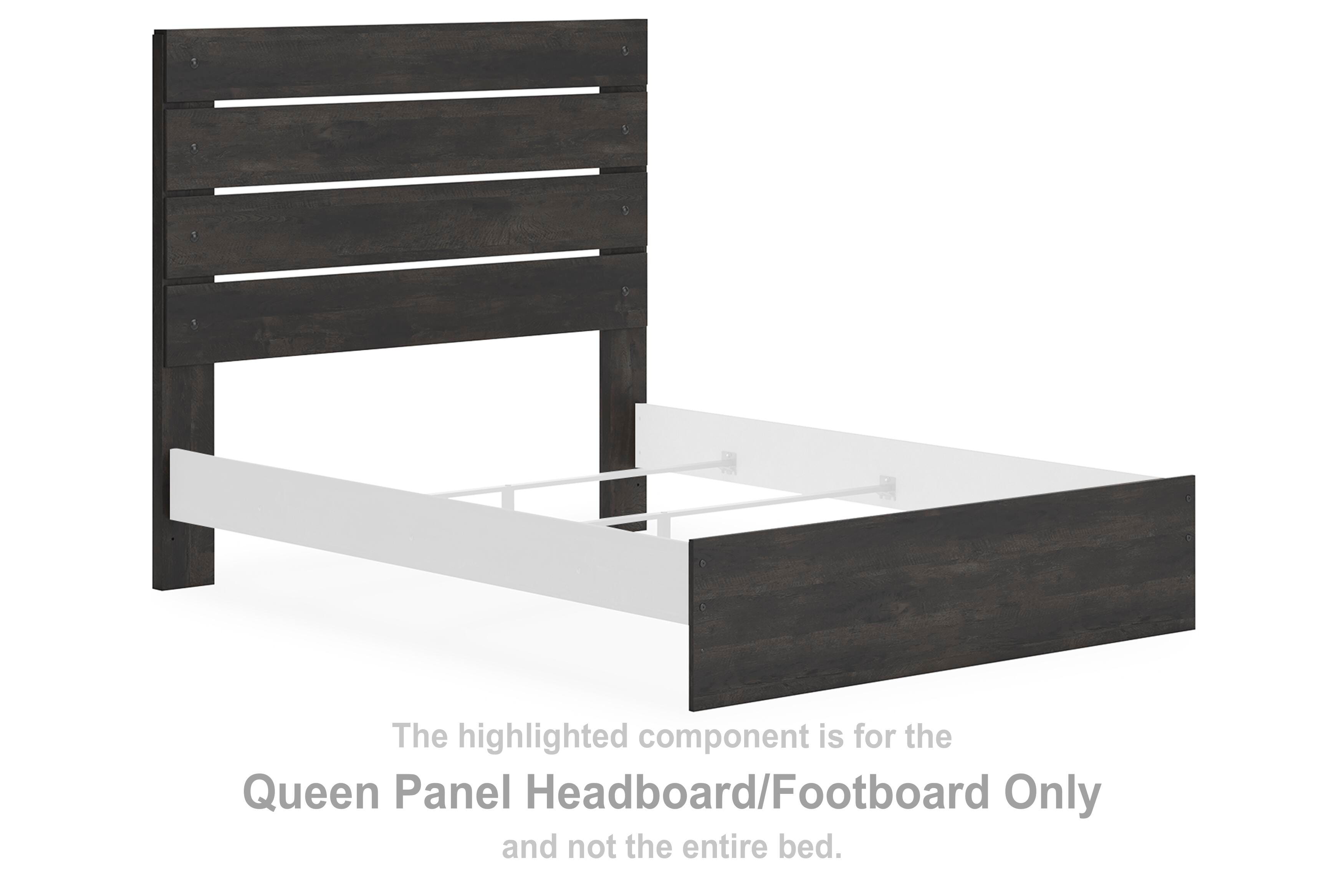  Delmorta Queen Panel Headboard/Footboard 