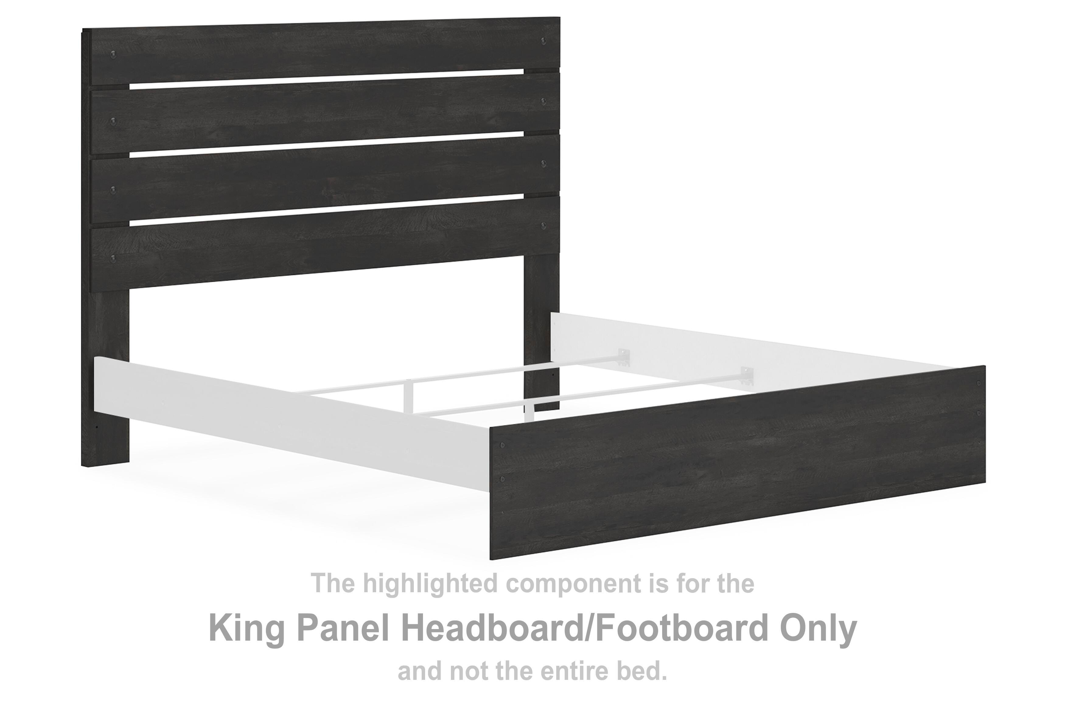  Delmorta King Panel Headboard/Footboard 