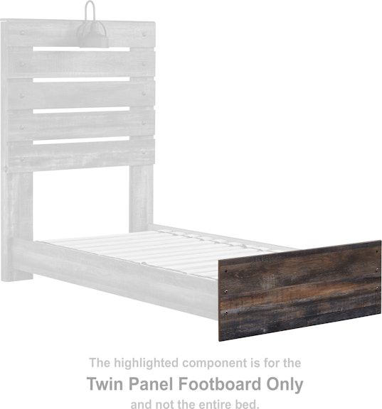 Signature Design by Ashley Drystan Twin Panel Footboard B211-52 at Woodstock Furniture & Mattress Outlet