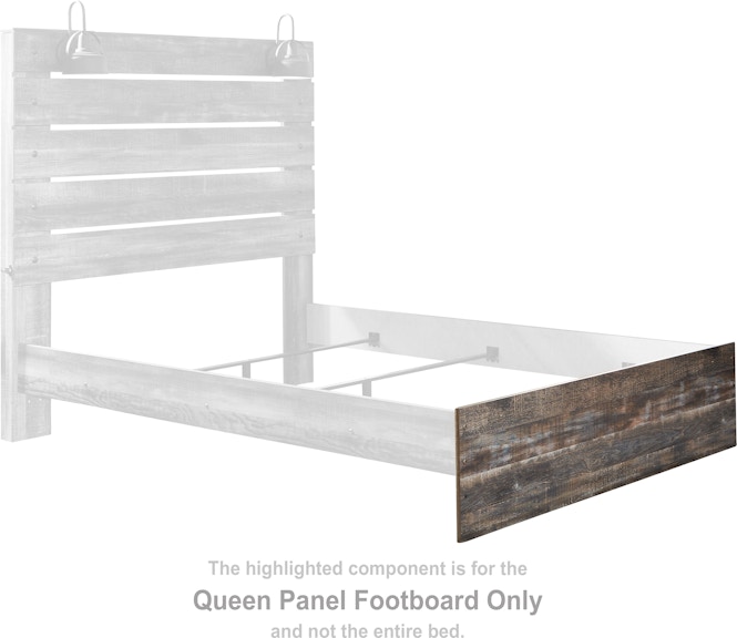 Signature Design by Ashley Drystan Queen Panel Footboard B211-54 at Woodstock Furniture & Mattress Outlet