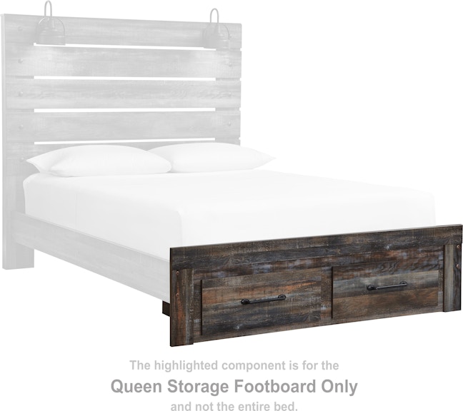 Signature Design by Ashley Drystan Queen Storage Footboard B211-54S at Woodstock Furniture & Mattress Outlet