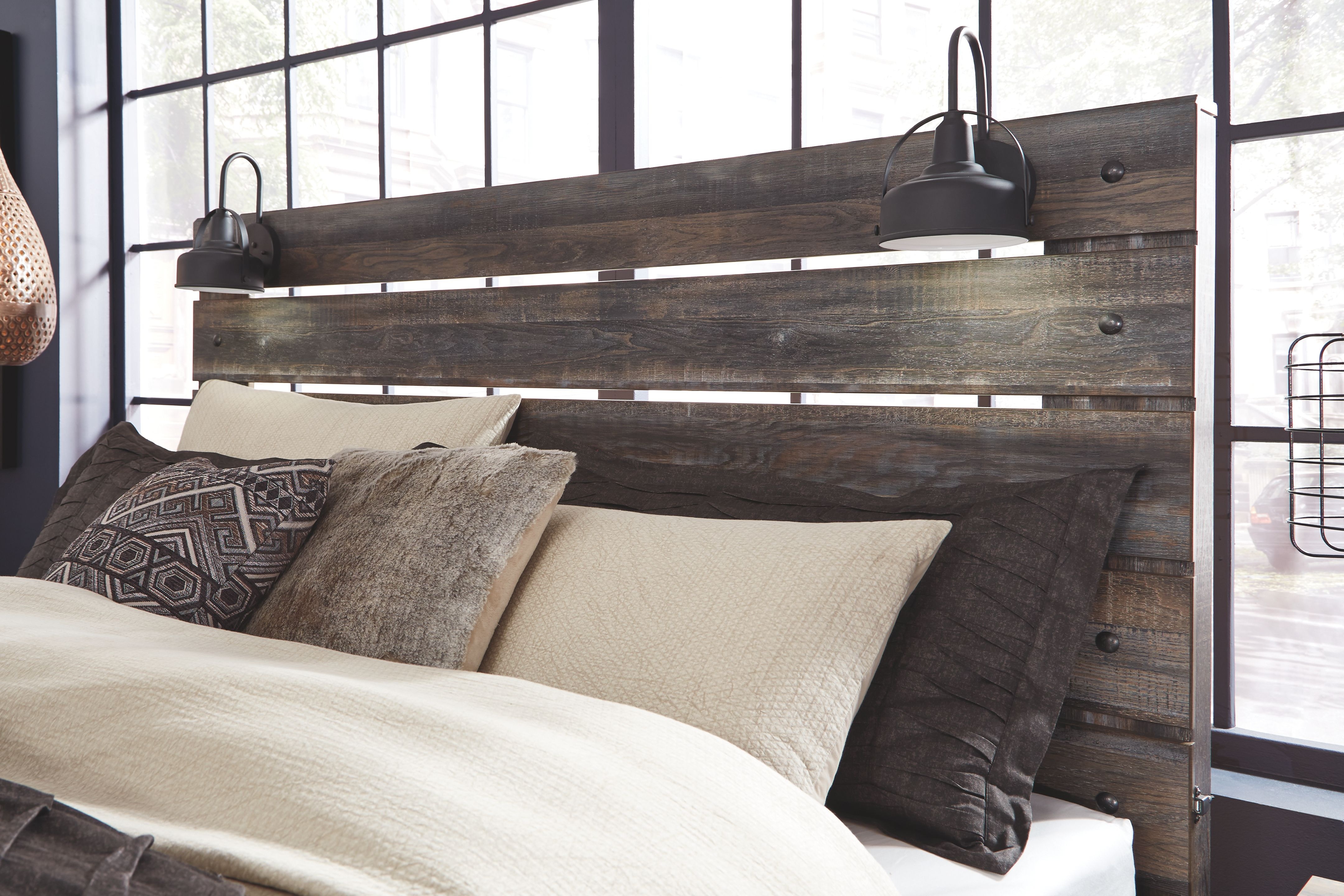 Signature Design by Ashley Bedroom Drystan Queen Panel Headboard B211 57 iFurnish Frisco