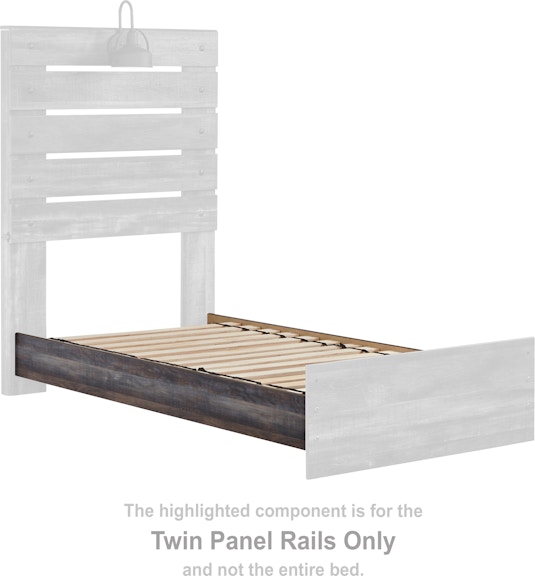 Signature Design by Ashley Drystan Twin Panel Rails B211-83 at Woodstock Furniture & Mattress Outlet