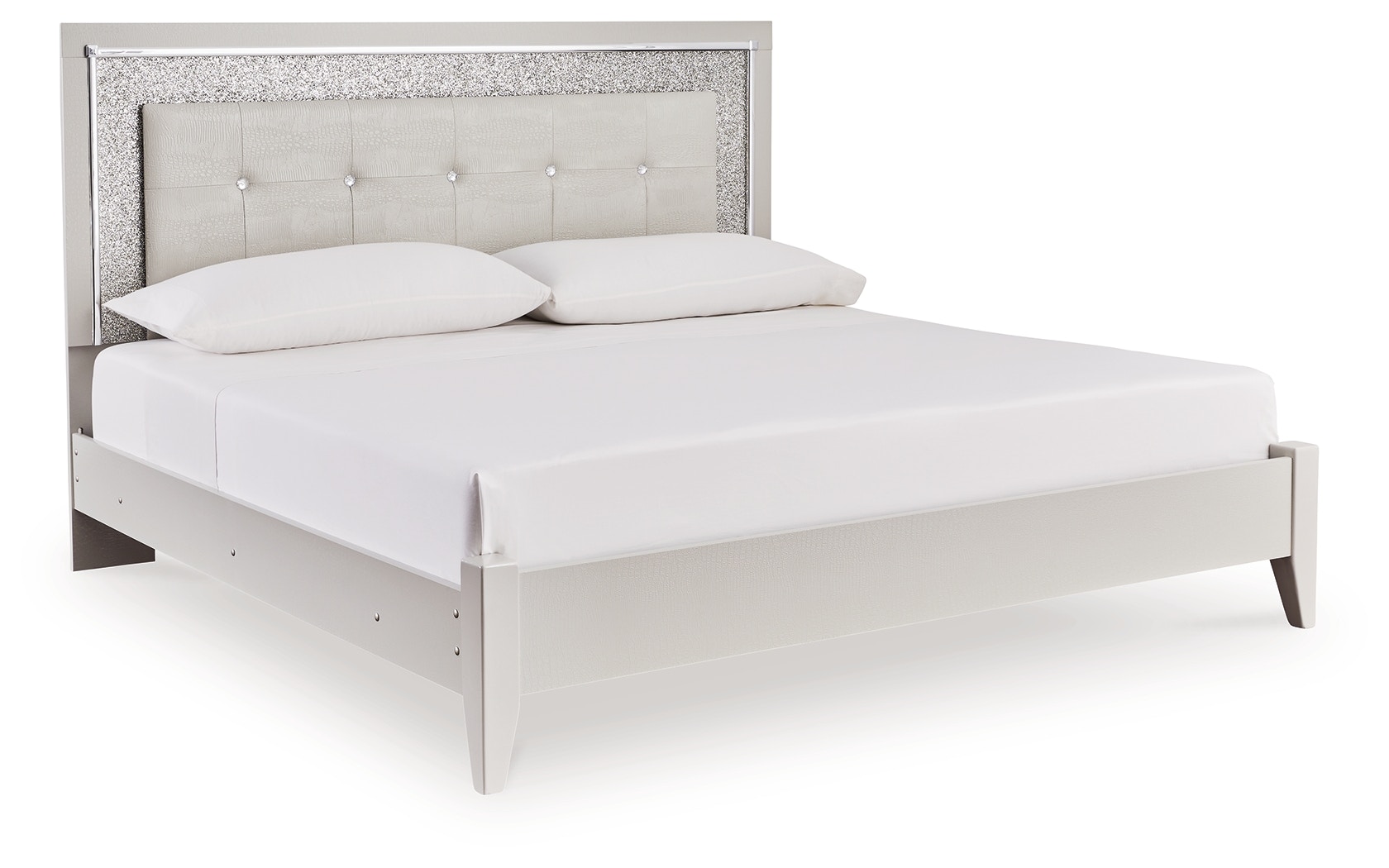 Ashley Zyniden Zyniden King Upholstered Panel Bed B2114B3 - Portland ...