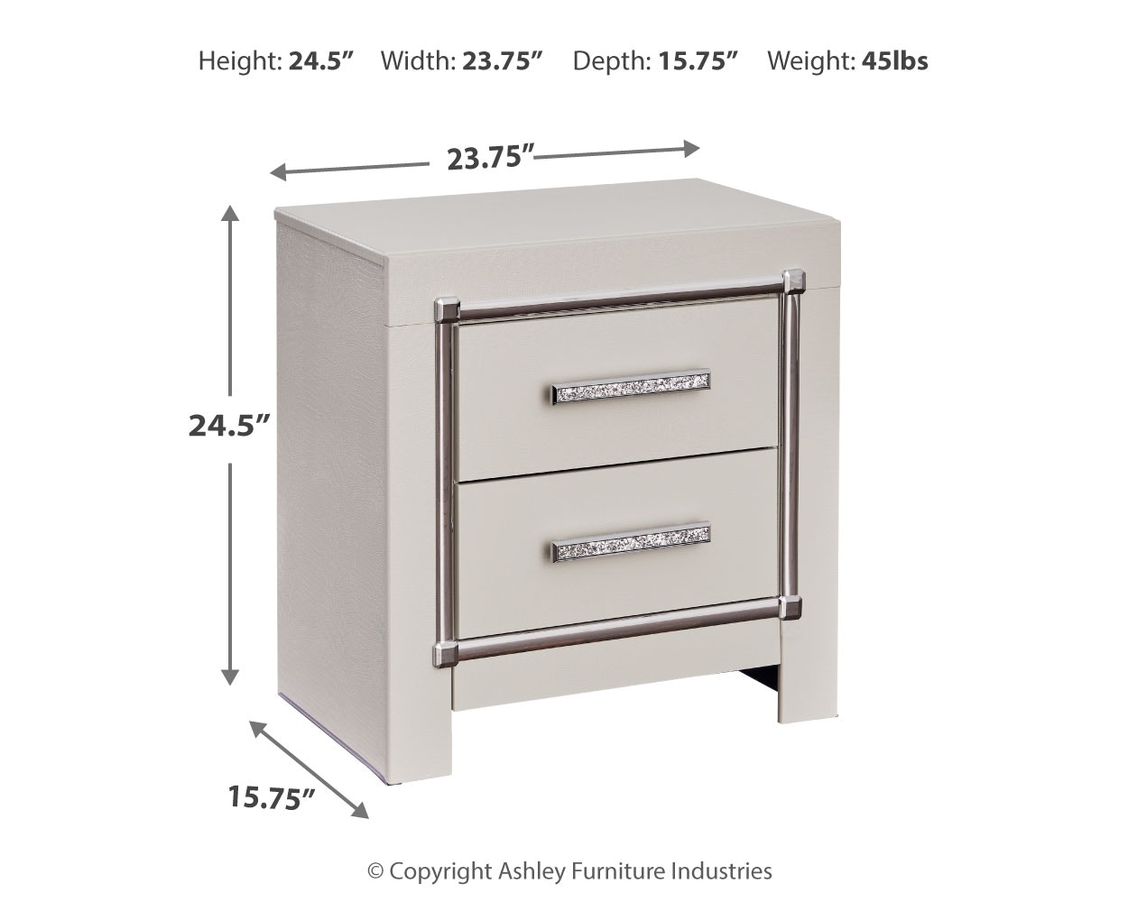 Ashley Bedroom Zyniden Nightstand B2114-92 - Tar Heel Furniture