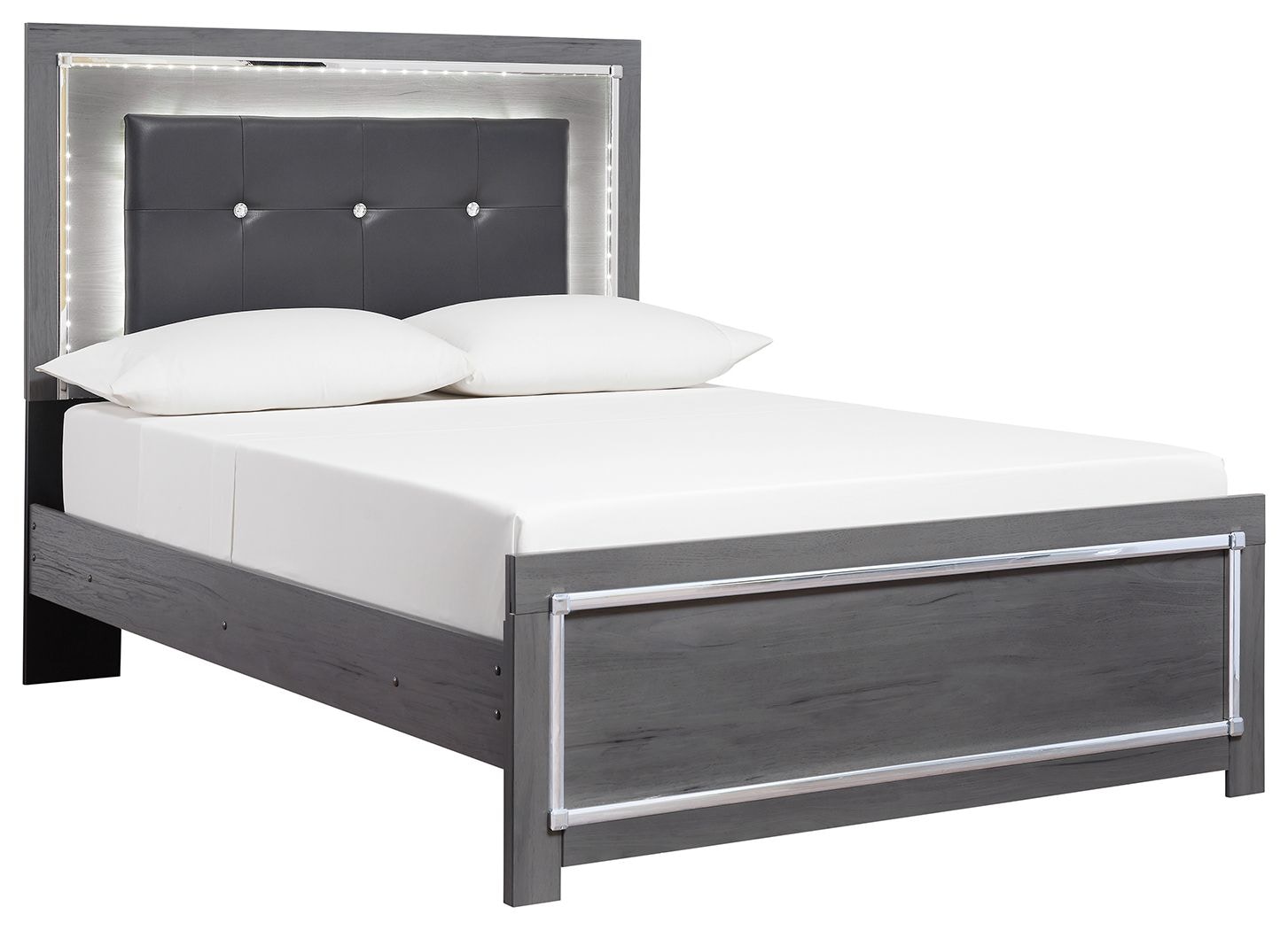 Ashley lonnix store full upholstered bed