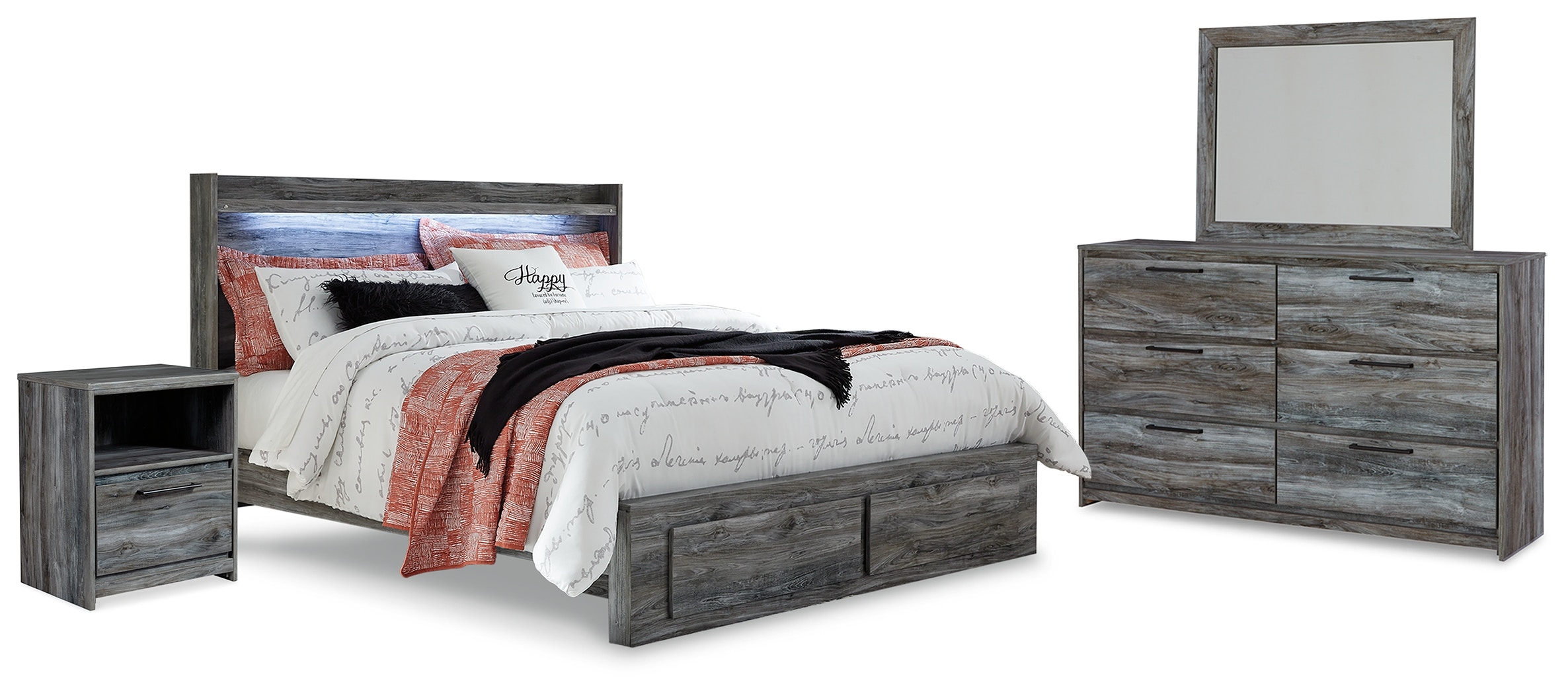 Ashleyページ ASHLEY FURNITURE King Panel Bed With Dresser PKG019161