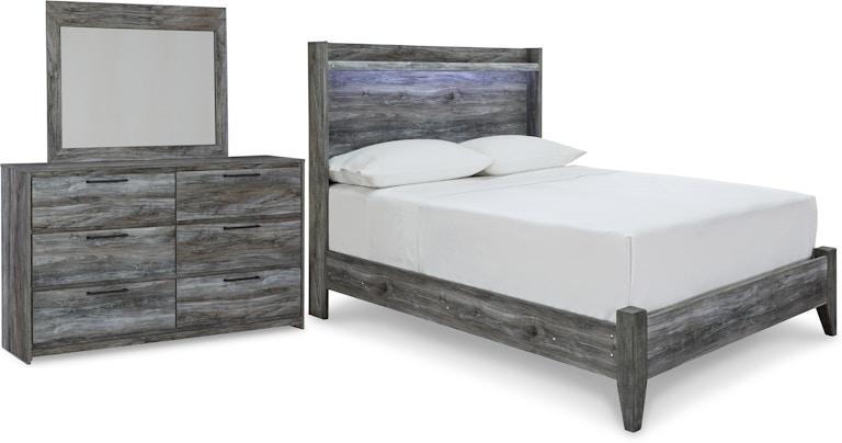 Signature Design by Ashley Baystorm Full Panel Bed, Dresser and Mirror B221B62