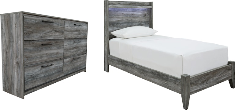 Signature Design by Ashley Baystorm Twin Panel Bed and Dresser B221B63